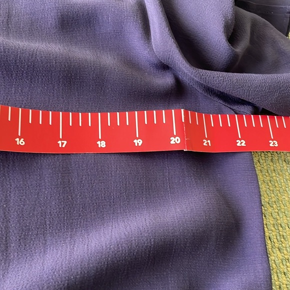 EILEEN FISHER Tunic Bateau neck purple Large with side and sleeve slits NWT - Picture 9 of 12
